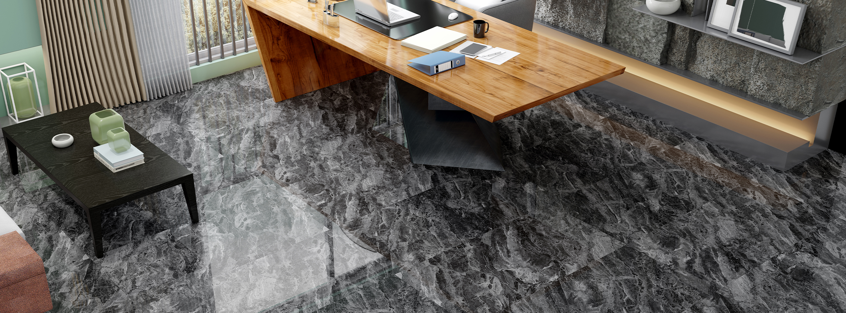 کاشی پرسلان طرح دانژه